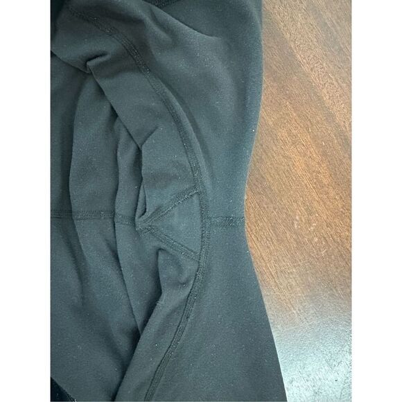 Beyond Yoga Shimmer Panel Curve High Waisted Midi Legging in Black - S - Picture 7 of 13